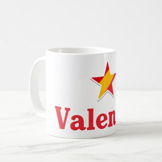 Sterren van Spanje – Valencia Koffiemok (Voorkant links)