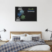 STERREN VERBINDEN Bat Mitzvah Geheugen Inloggen Bo Canvas Afdruk (Insitu (Slaapkamer))