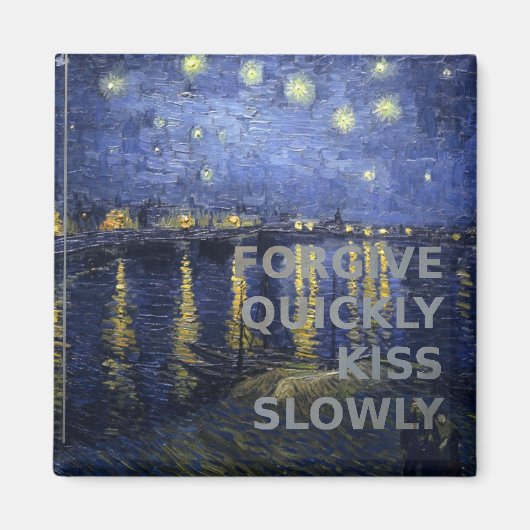 Sterren Vergeef Kiss Magnet (Voorkant)