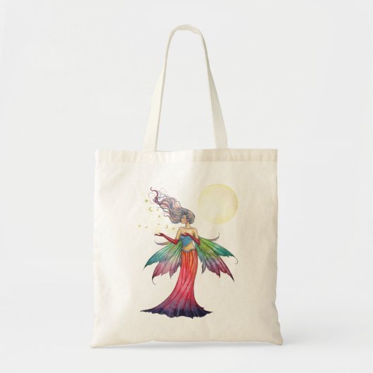 Sterren Verzamelaar Fee Kunst Tote Bag (Voorkant)