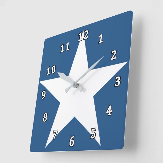 Sterren Vierkante Klok (Hoek)