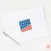 Sterren Vierkante Sticker (Envelop)