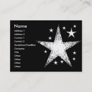 Sterren   visitekaartje