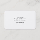 Sterren Visitekaartje (Achterkant)