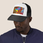 Sterren Vogel Trucker Hoed Pet (In situ)