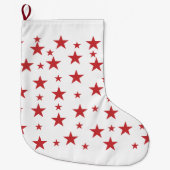 Sterren voor Gift Grote Kerstsok (Voorkant)