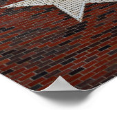 Sterren voor olie en Texas Poster (Hoek)