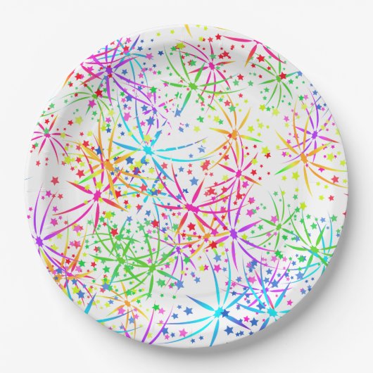 Sterren voor regenboogschieten met bord (Voorkant)