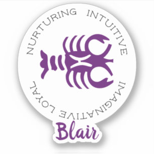 Sterren voor zodiac-stertekens bij kanker sticker