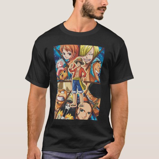 Sterren wat bemanningsdeken ontwerp Kinder ANIME M T-shirt (Voorkant)