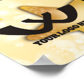 sterren werknemer van de maandfoto vertoning poster (Hoek)