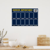 sterren werknemer van het poster van de maandfotov (Keuken)