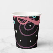 Sterren & wervelingen zoet 16 papieren bekers (Achterkant)