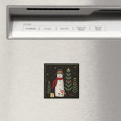 Sterren Winkelen Sneeuwman Kerstmis Inspiratie Magneet (Insitu (Vaatwasser))