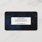 Sterren Wit Lijst Visitekaartje (Achterkant)