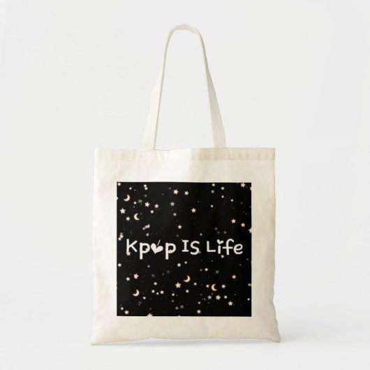 Sterren x K-pop is leven Tote Bag (Voorkant)