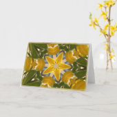 Sterren zien kaart (Gele Bloem)
