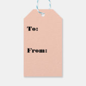 Sterren Zomer Palm Ice Oase Cadeaulabel (Achterkant)