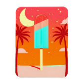 Sterren Zomer Palm Ice Oase Magneet (Verticaal)