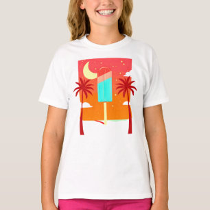 Sterren Zomer Palm Ice Oase T-shirt