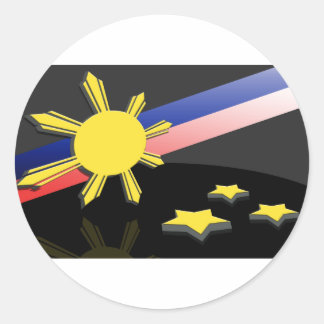 Sterren & Zon Ronde Sticker