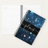 Sterrenachtige blauwe hemel achtergrond planner (Display)