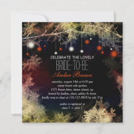 Sterrenavond Forest Vrijgezellenfeest Kaart