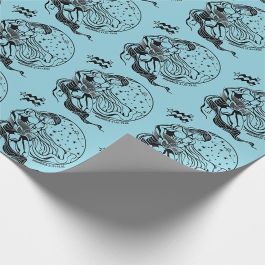 sterrenbeeld acquarius cadeaupapier (Hoek)