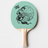 sterrenbeeld acquarius tafeltennisbatje (Achterkant)