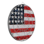 Sterrenbeeld - Amerikaanse vlag Dartbord (Voorkant Links)