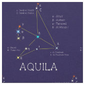 Sterrenbeeld Aquila of Adelaar Stof (Close Up)