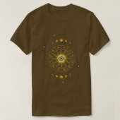 Sterrenbeeld Astrologie Kosmische Heilige Geometri T-shirt (Design voorkant)