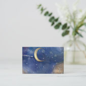 Sterrenbeeld, Astrologie, Maan, Ster Visitekaartje (Staand voorkant)