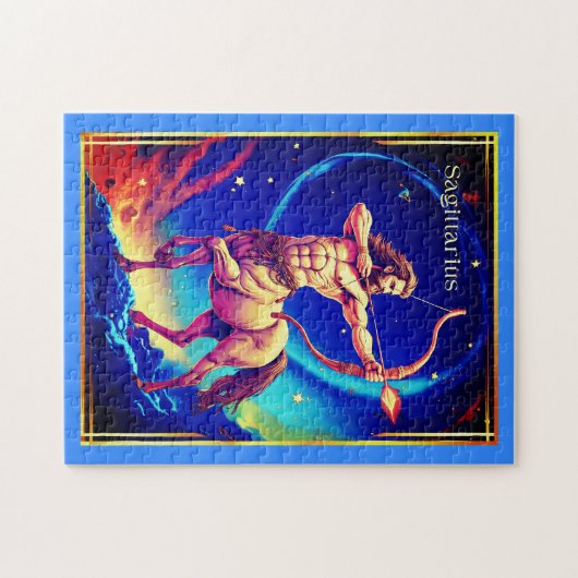 Sterrenbeeld Boogschutter als de Hemelse Boogschut Legpuzzel (Horizontaal)