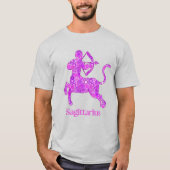 Sterrenbeeld Boogschutter in Amethyst Paars T-shirt (Voorkant)