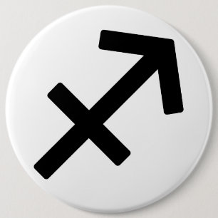 Sterrenbeeld Boogschutter Ronde Button 6,0 Cm