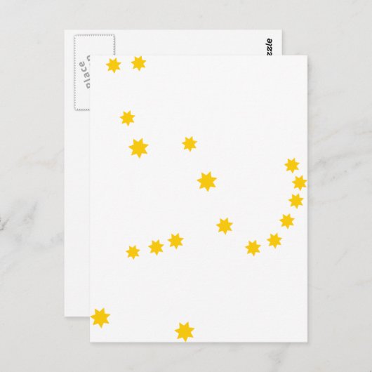 sterrenbeeld briefkaart (Voorkant / Achterkant)