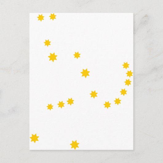 sterrenbeeld briefkaart (Voorkant)