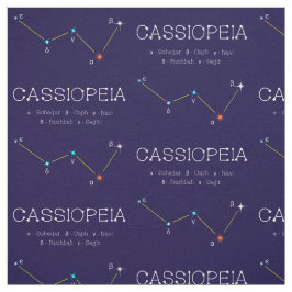 Sterrenbeeld Cassioipeia Stof