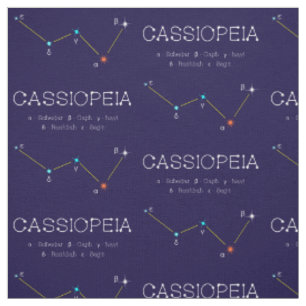 Sterrenbeeld Cassioipeia Stof