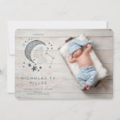 Sterrenbeeld Geboorte Aankondiging Geschreven in d (Voorkant)