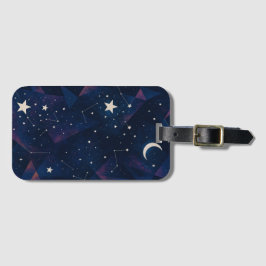 Sterrenbeeld Hemel – Hemel Nachtpatroon Bagagelabel