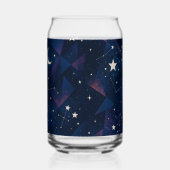 Sterrenbeeld Hemel – Hemel Nachtpatroon Blikvorm Glas (Links)