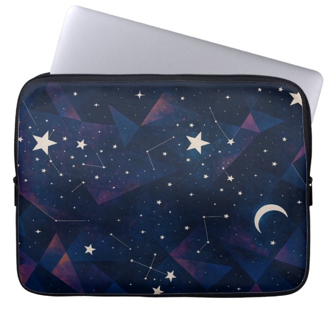 Sterrenbeeld Hemel – Hemel Nachtpatroon Laptop Sleeve (Voorkant)