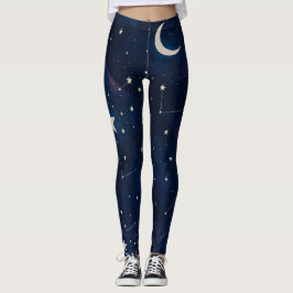 Sterrenbeeld Hemel – Hemel Nachtpatroon Leggings
