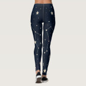 Sterrenbeeld Hemel – Hemel Nachtpatroon Leggings (Achterkant)