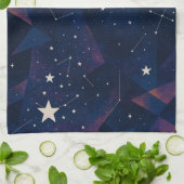 Sterrenbeeld Hemel – Hemel Nachtpatroon Theedoek (Gevouwen)