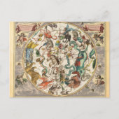 sterrenbeeld hemel hemelse dierenriem sterrenkaart briefkaart (Voorkant)