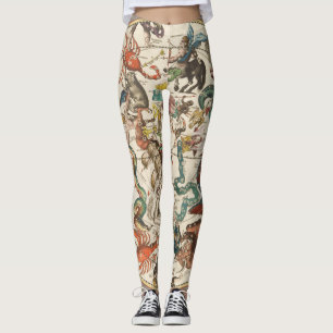 sterrenbeeld hemel hemelse dierenriem sterrenkaart leggings