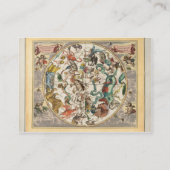 sterrenbeeld hemel hemelse dierenriem sterrenkaart visitekaartje (Achterkant)